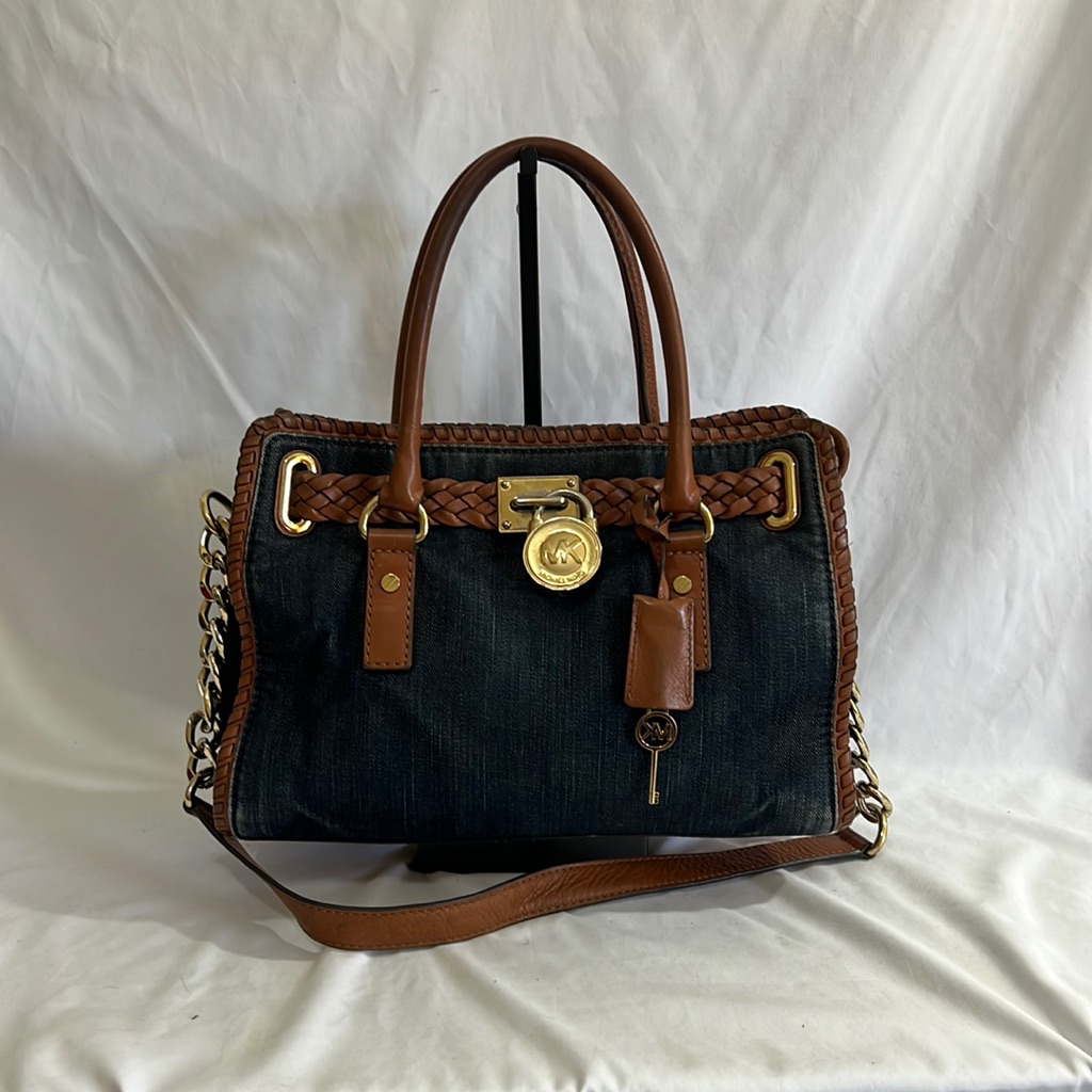 Michael Kors Whipped Stitched Denim Hamilton